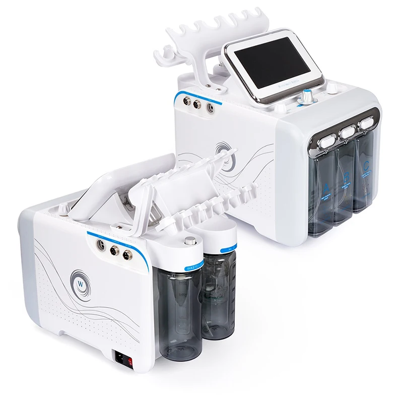 High Quality 6 In 1 H2O2 Oxygen Micro Hydradermabrasion Beauty Boosting Machine Non-invasive