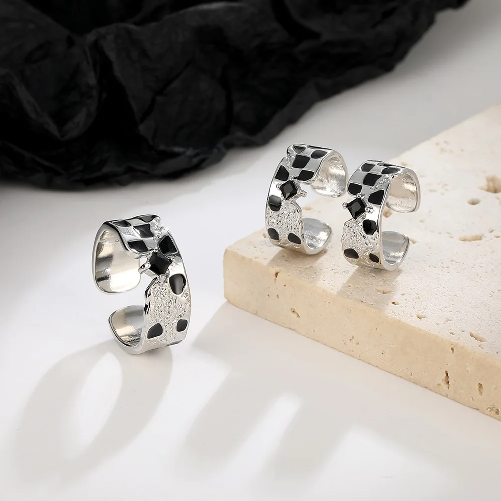 Trend Personalised Exquisite Zircon Open Copper Women's Ring - A Stunning Gift for Someone Special