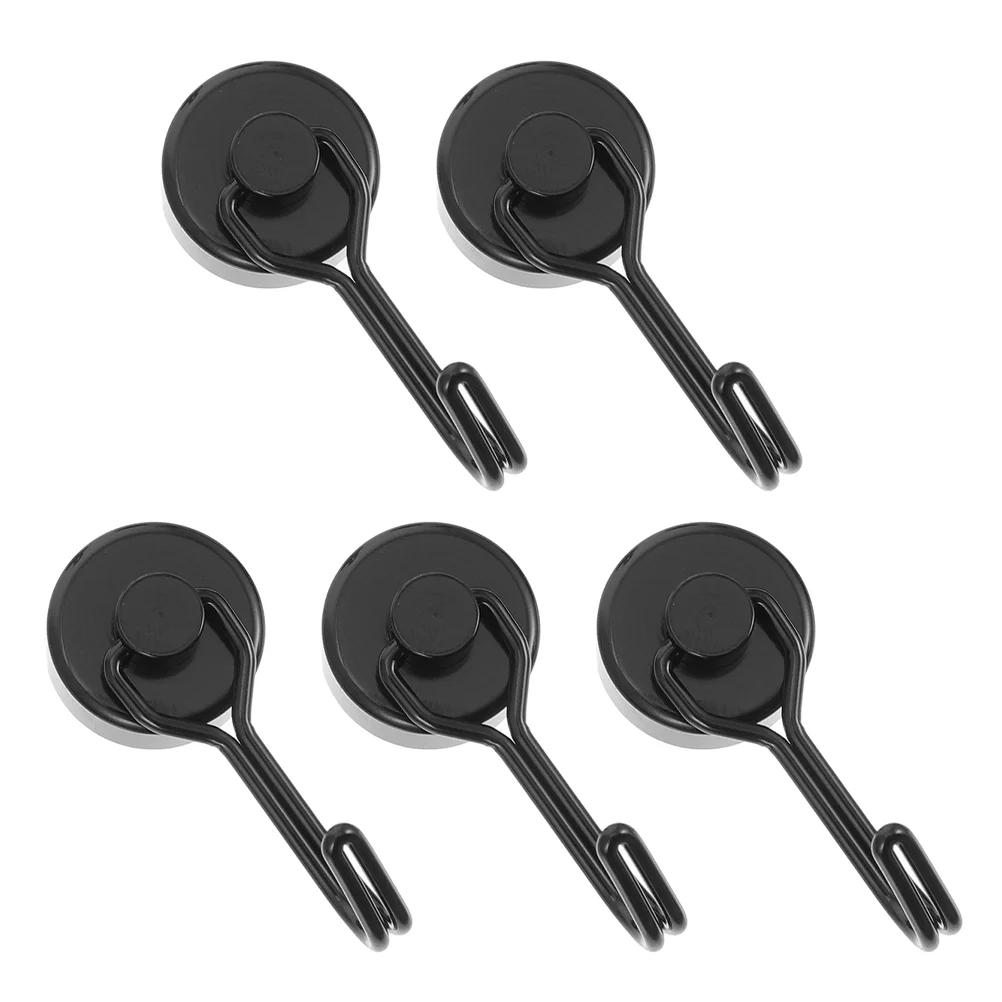 

5pcs Door Magnetic Hook Hanging Hook Towel Hook for Bathroom Kitchen Study