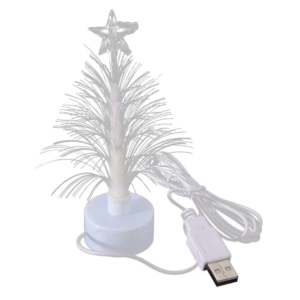 

ornaments changing christmas tree lamp christmas decorative light optical usb connection color for party bedroom bottle tree