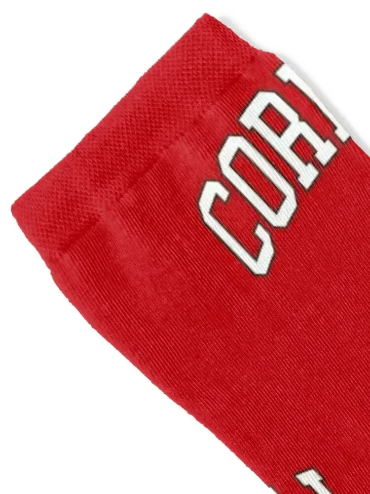 Cornell - изогнутые носки со шрифтом колледжа детские и мужские хлопковые