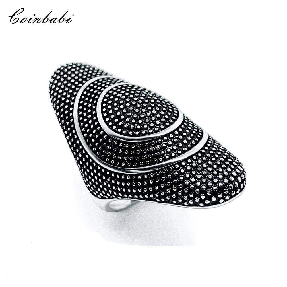 

Cotail Ring Statement Kathmandu Oval Shape 925 Sterling Silver Brand New Fine Women Men Jewerly Europe Bijoux Vintage Power Gift