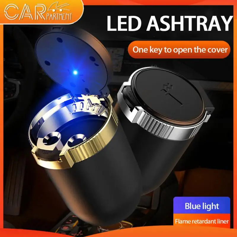 

Металлическая подкладка, прочная автоматическая электронная пепельница с индикатором, универсальная пепельница для сигарет, портативная ...