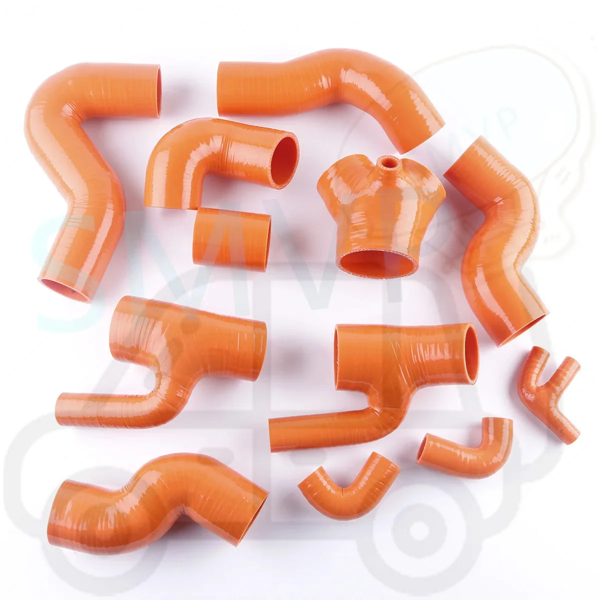 Для Audi S4 RS4 Biturbo A6 B5 2 7 T Bi-Turbo силиконовый индукционный впускной шланг 12 шт. запасные