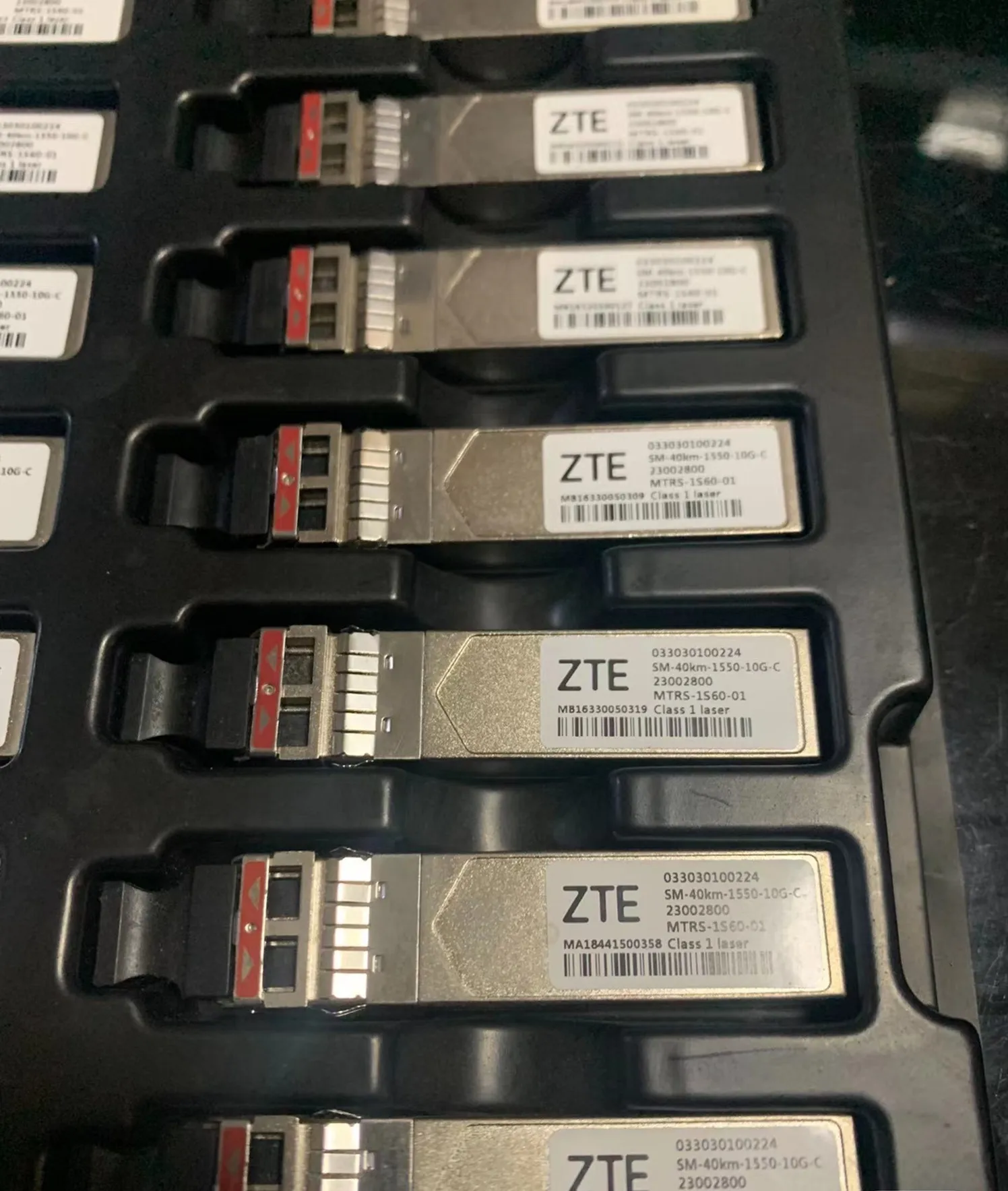 ZTE 10G 40KM SFP Fiber optical module/033030100224 23002800 SM-40KM-1550-10G-C MTRS-1S60-01/40KM SFP fiber transceiver