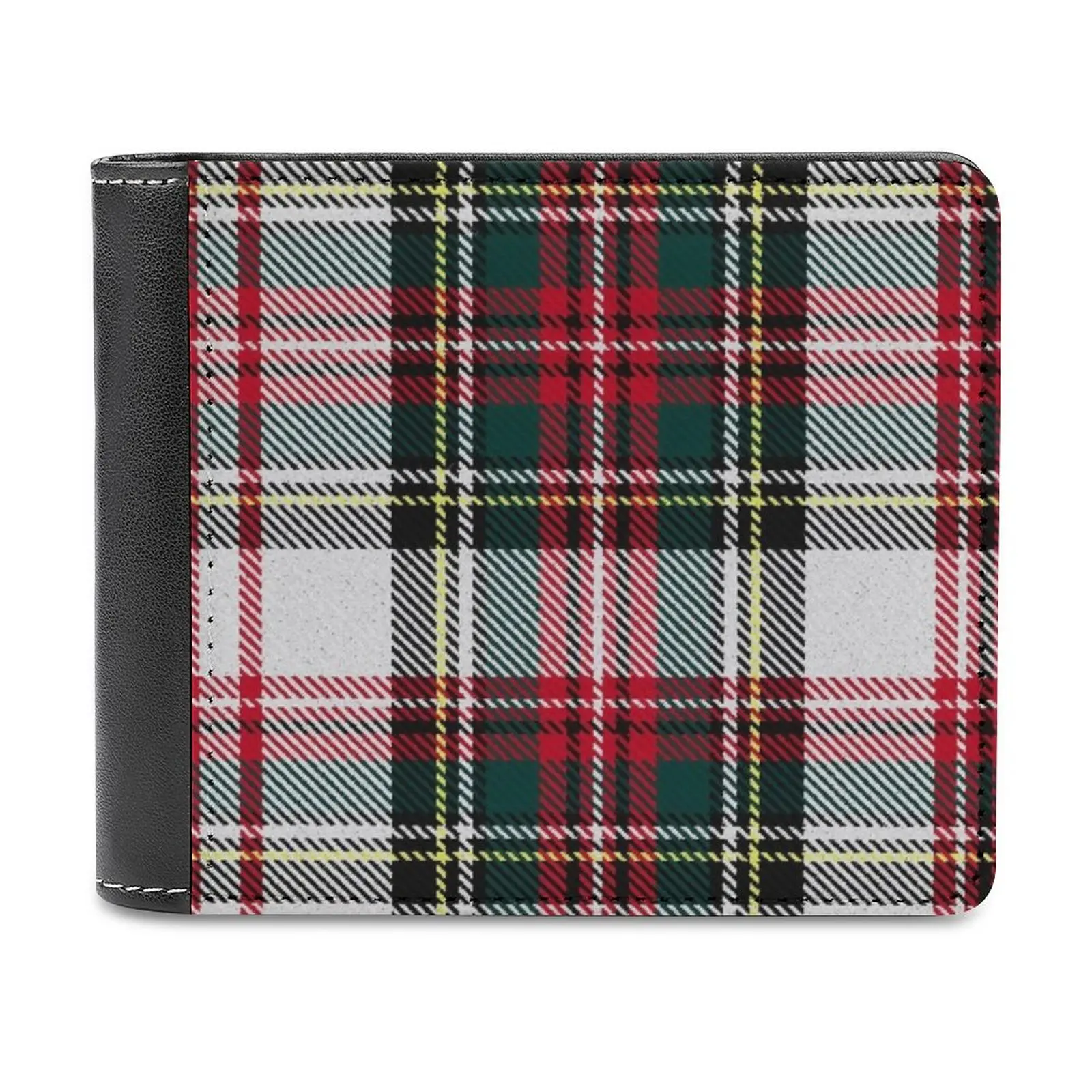 

Clan Stewart Dress Tartan Plaid Pattern Tartan Stuart Outlander Leather Wallet Credit Card Holder Luxury Wallet Outlander