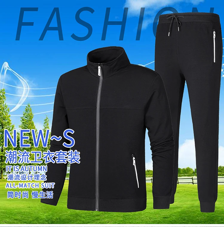 

2019 New Summer New Men Set Short Casual Suit Sportswear Mens Clothing Man Two Pieces Fashion Sets Male sweatshirt Men