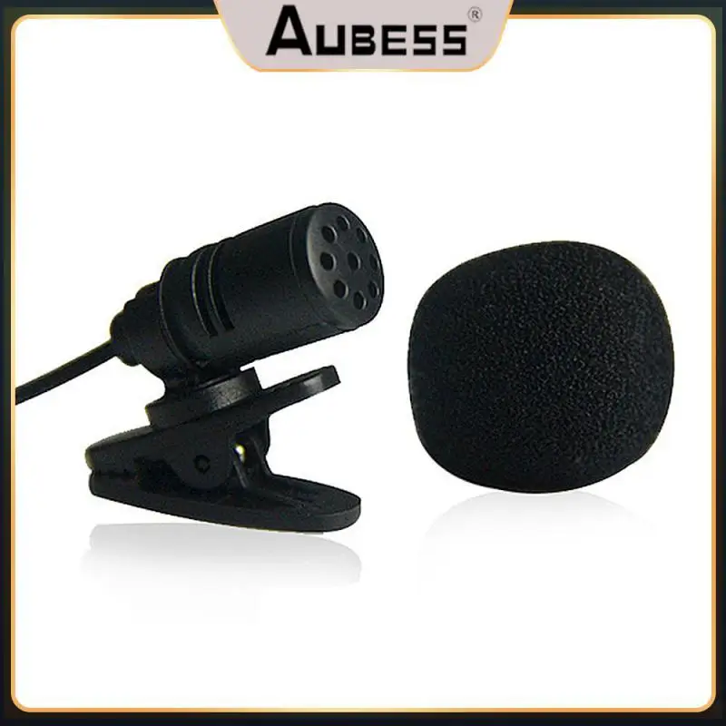

Universal Portable 3.5mm Mini Microphone Earphone Lapel Lavalier Clip Microphone Teaching Conference For Phone Laptop PC