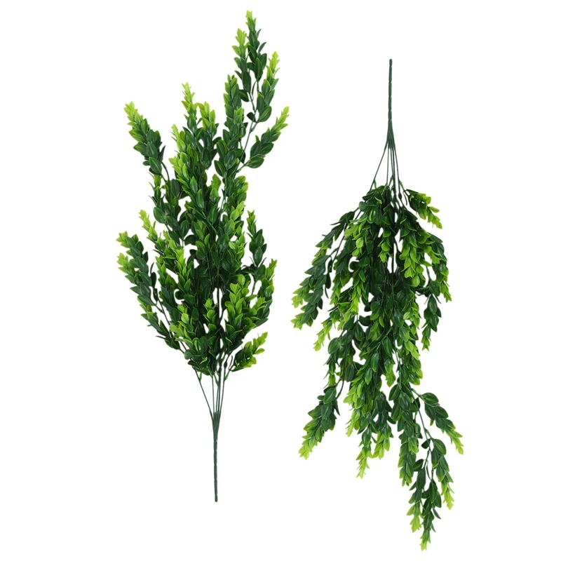 

12Pcs Artificial Trailing Plants Fake Hanging Plants Faux Foliage Greenery Plant For Garden Hanging Pot Basket Decor