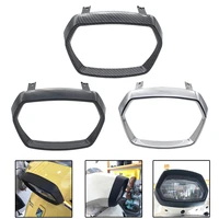 pokhaomin black abs front headlight bezel trim guard protector lamp decorate cover for 150 sprint abs modify accessories