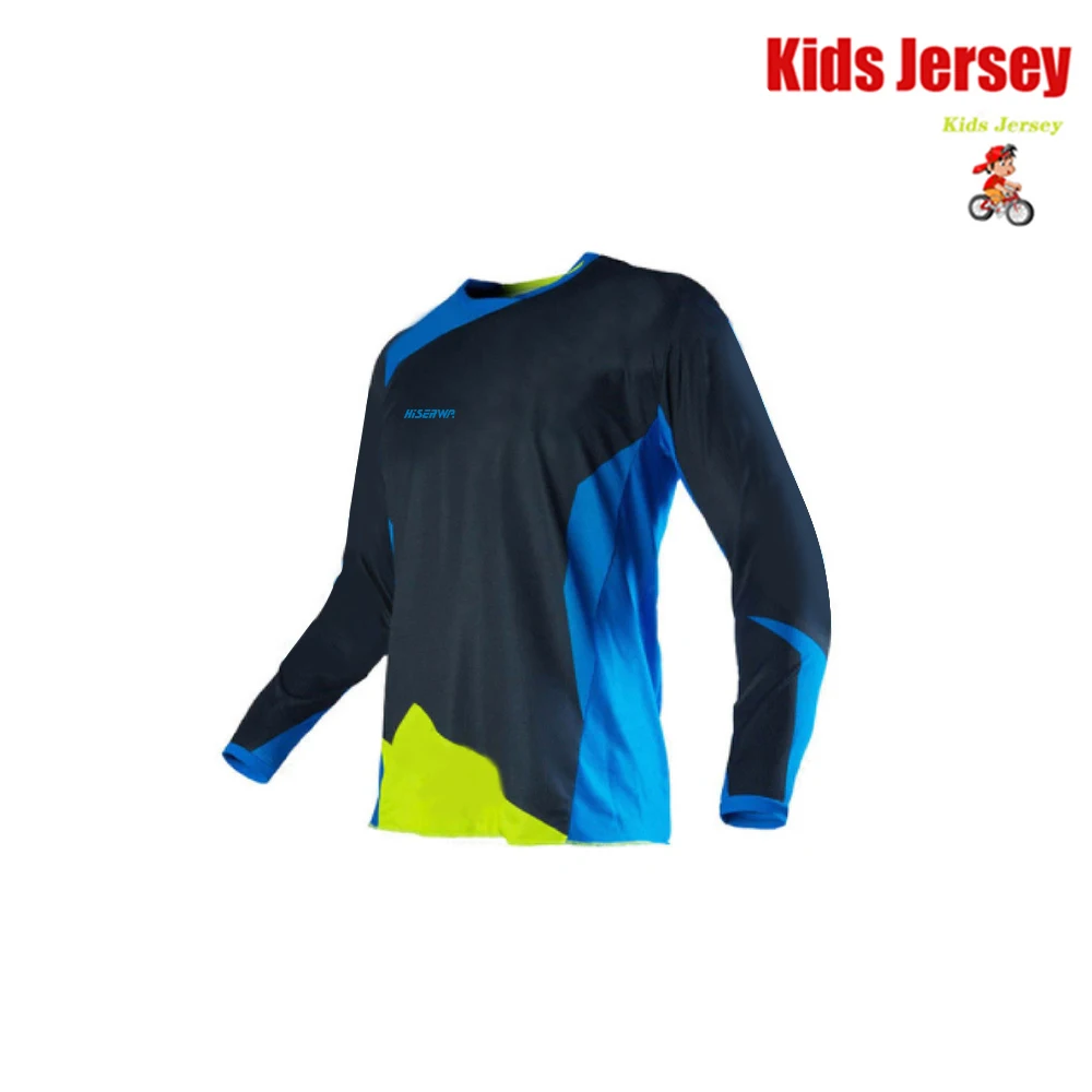 Kids Motocross Jersey Downhill Cycling Jerseys Mountain Bike Shirt Motorcycle MTB T-Shirt Clothing