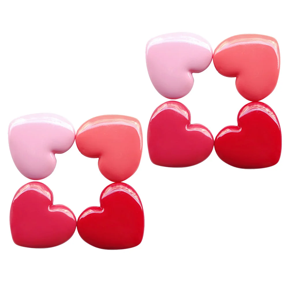 

8pcs Lipstick Container Case Refillable Cream Containers Eyeshadow Case Heart Eyeshadow Box Magnetic Eyeshadow Holder
