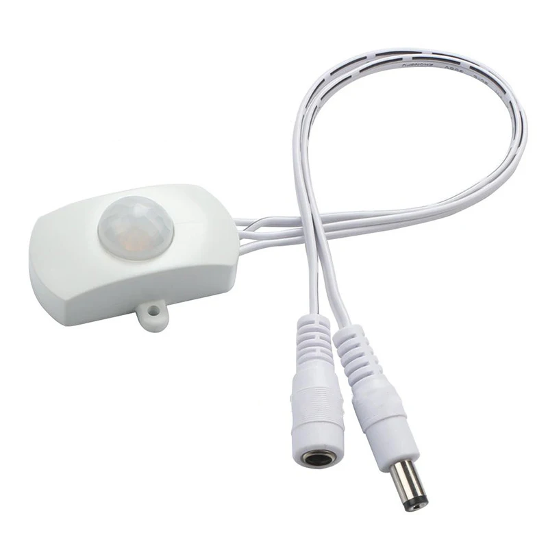 

6V 12V 24V 5A PIR motion Sensor Switch Mini PIR Infrared IR Sensor Detector Switch Module for LED Strip Light White/Black