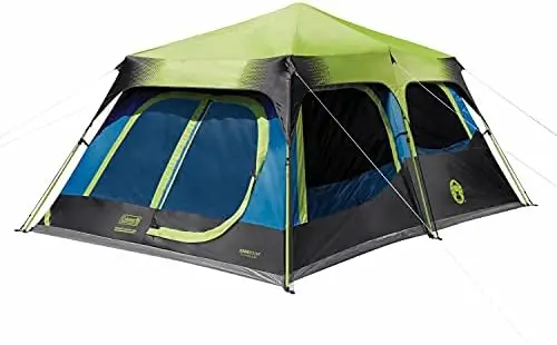 

Палатка с мгновенной установкой, на 4/6/8/10 человек, погодозащищенная палатка с технологией WeatherTec, двухслойная ткань, в комплект входит переноска B