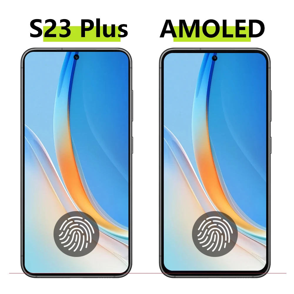 AMOLED для Samsung S23 Plus ЖК-дисплей сенсорный экран дигитайзер Замена S23Plus 5G S916B S916U LCD