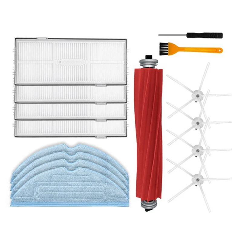 

Запчасти для робота-пылесоса Xiaomi Roborock S7 T7S S7 Maxv Plus, основная боковая щетка, Hepa фильтр, тряпка