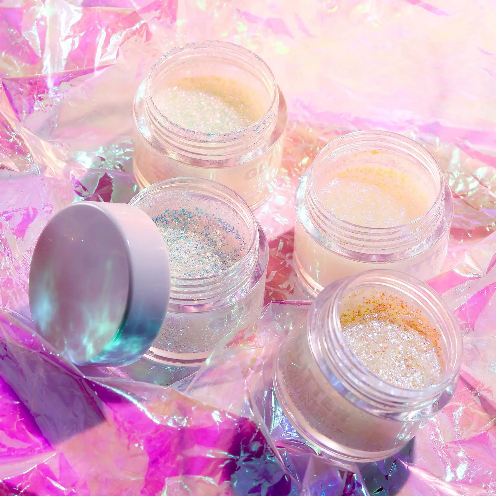 Chameleon Polarized Eyeshadow Gel Lips Hair Body Face Glitter Gel Eye Shadow Makeup Holographic Highlighter Pigments Cosmetics