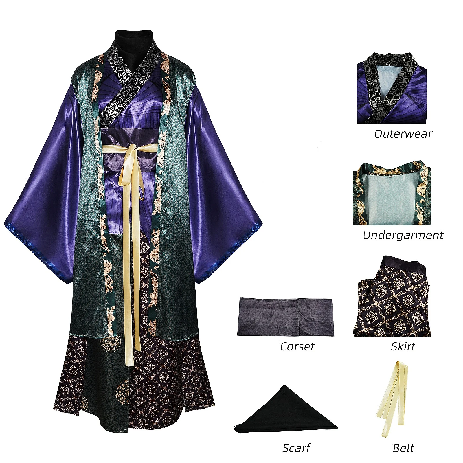 Черный миф Wukong паук гоблин четвертая сестра косплей костюм игровая форма