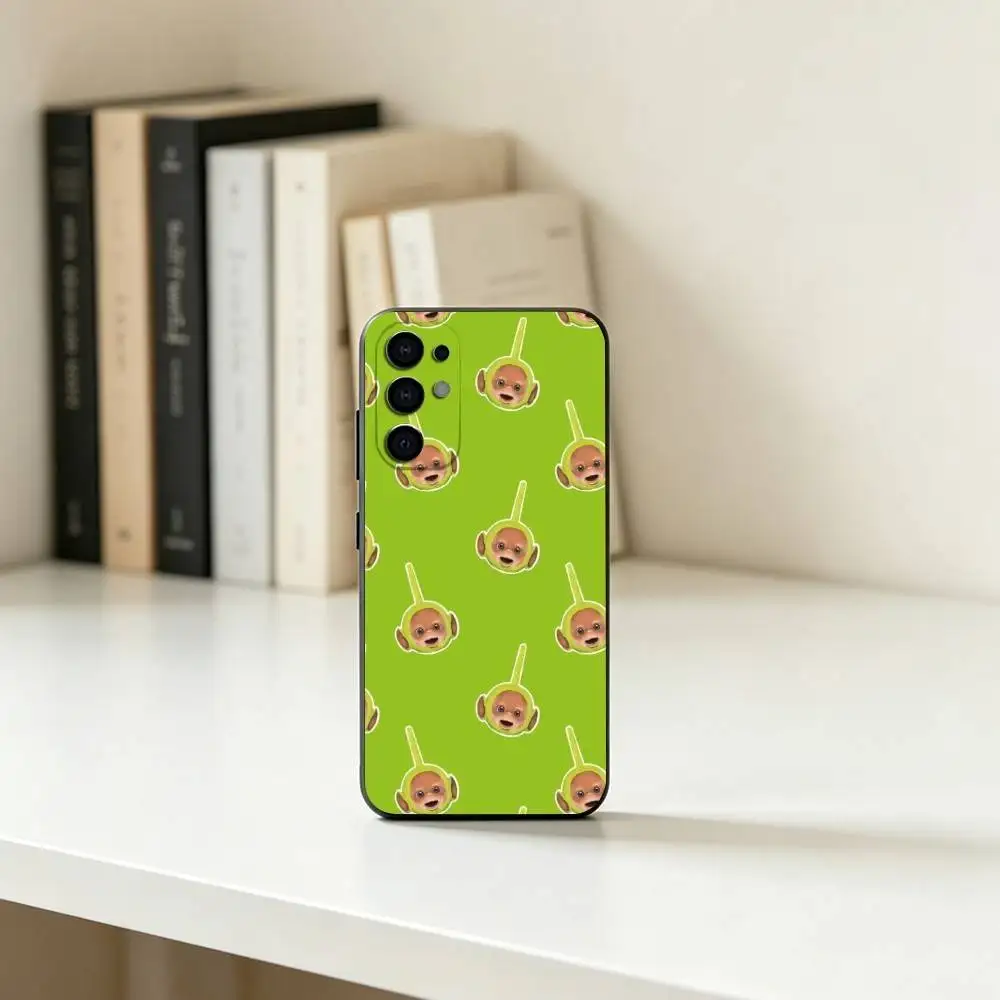 Фото Милый мультяшный чехол с Телепузиками для Samsung S25, S24, S21, S22, S23, S30, Ultra, S20, Plus, FE, Lite, Note, 10, черный чехол №5