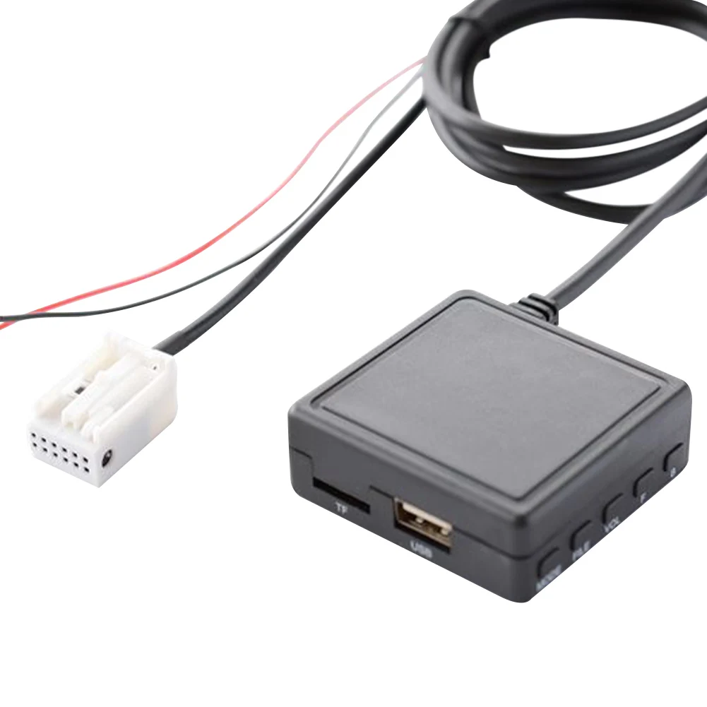 

Bluetooth-совместимый переходник для автомобиля, 12 В, стерео, аудио, поддерживает TF-карты, USB AUX, для бмв E60, E63, E64, E65, E66 1, 3 серии