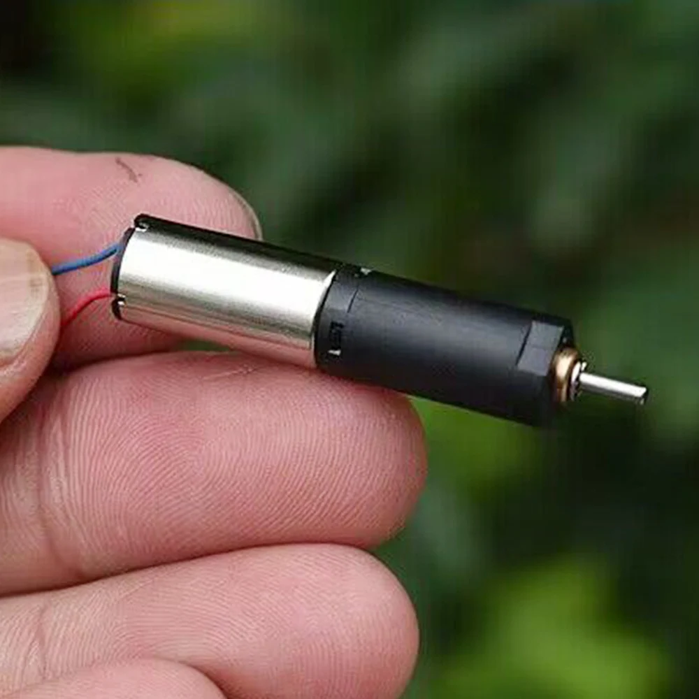 Миниатюрный планетарный мотор-редуктор 8 мм, постоянный ток 6 В, 7,4 В, 12 В, 80 об/мин, мотор-редуктор с большим крутящим моментом, медленная скорость, мощный магнитный двигатель NdFeB без сердечника 816