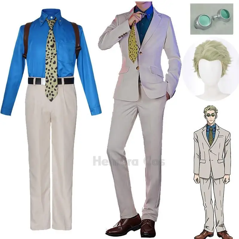 Аниме JJK Nanami Kento Косплей костюмы обувь очки галстук пальто рубашка брюки мужской