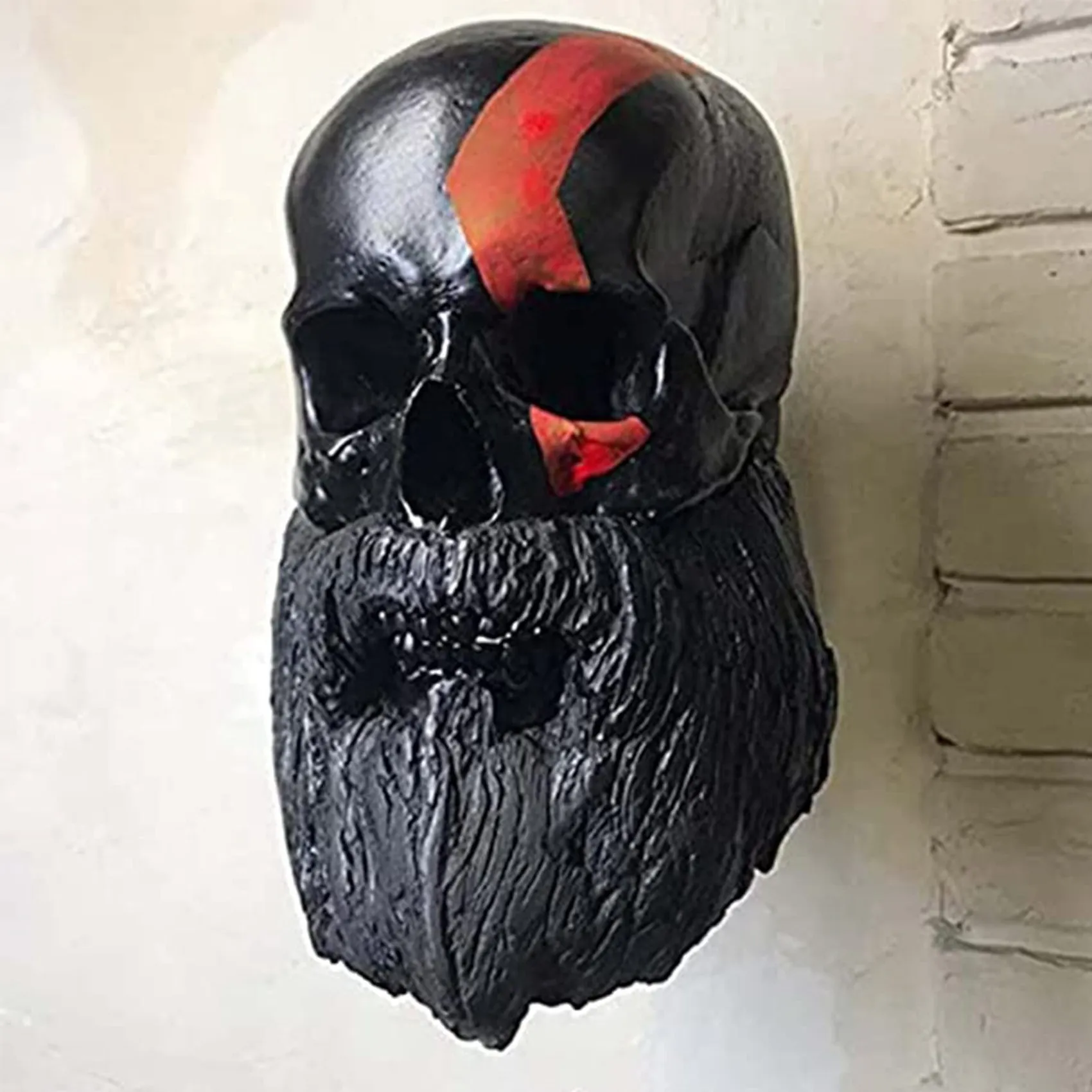 Фото Держатель для мотоциклетного шлема WF-Skull Head, настенный держатель для шлема, незаменимый для декора стен и подставки под шлем. №1