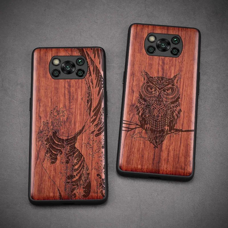 

Деревянные Чехлы Elewood для Xiaomi POCO X3 X2 F3 GT Pro Mi 10 11 11i 12 CC9e Ultra Lite MIX 3 4 Redmi Note 8 9 10 S Pro Max 4G 5G GT