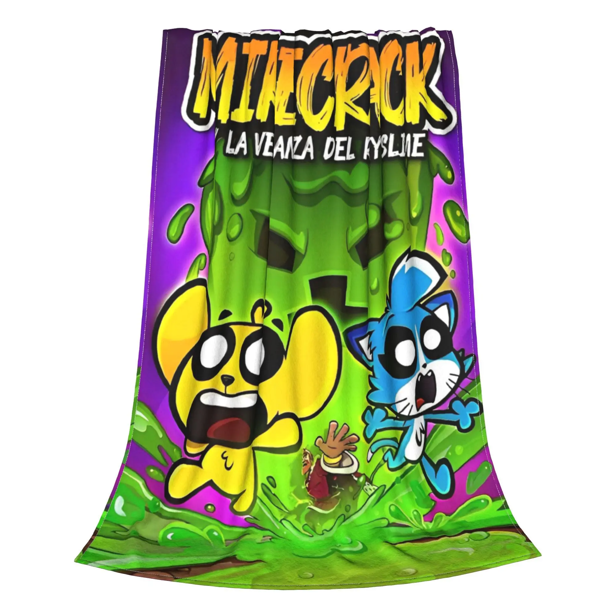 Фланелевое одеяло Mikecracks с героями мультфильмов на заказ для кровати дивана 125*100