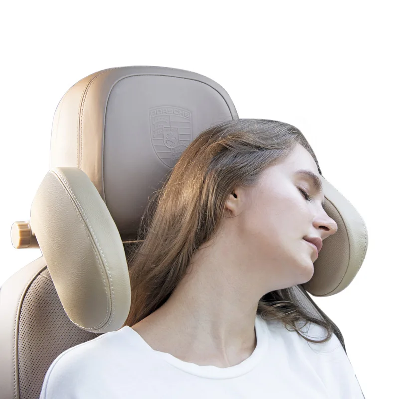 

Car Neck Headrest Pillow Cushion Car Seat Memory Foam Pad Sleep Side Head Telescopic Support on Cervical Spine for Child Adults