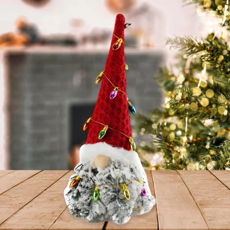 Искусственный струнный свет старика гнома плюшевая фигурка куклы