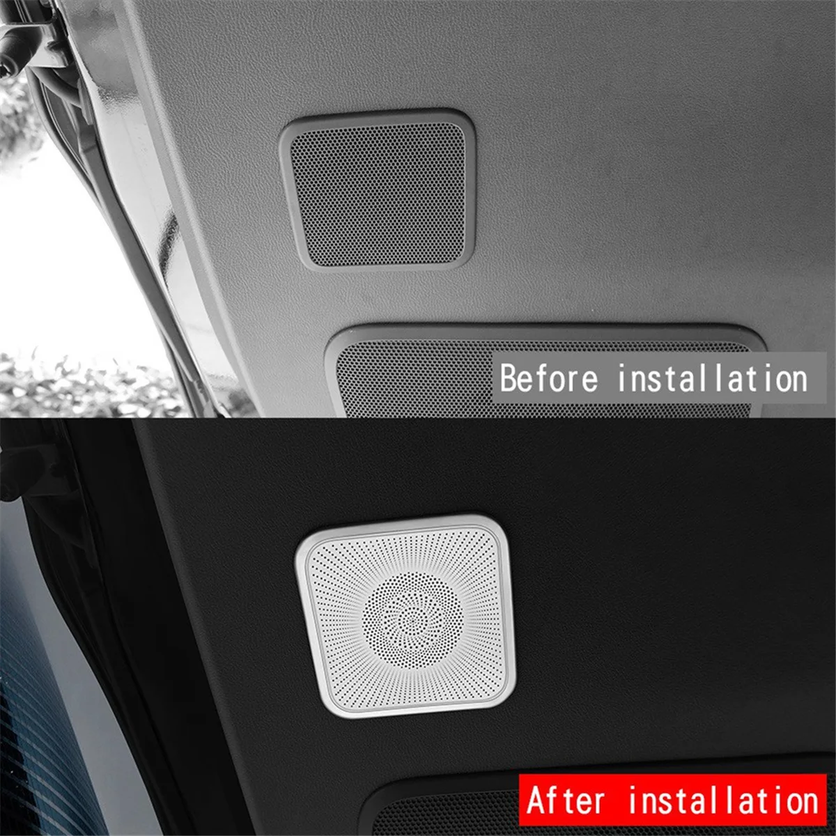 Для Toyota Alphard 40 серия 2023 + нержавеющая сталь автостайлинг багажник маленькая