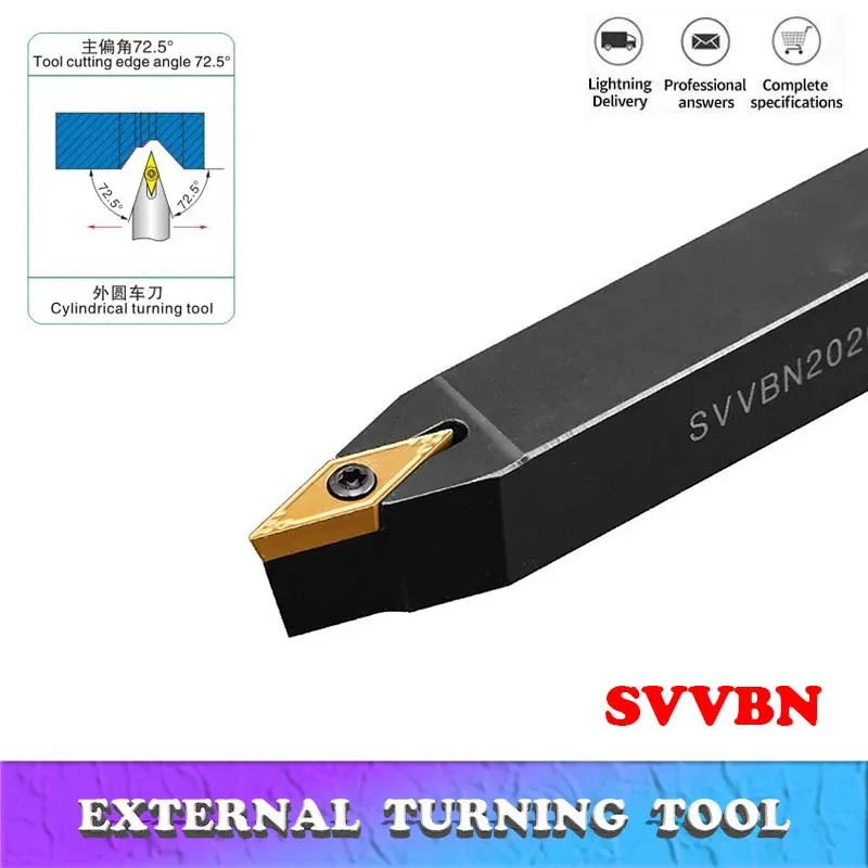 

Высококачественный внешний токарный инструмент SVVBN1010H11 SVVBN2020K11 SVVBN1616H16 SVVBN2020K16 Токарный станок с ЧПУ VBMT Вставки