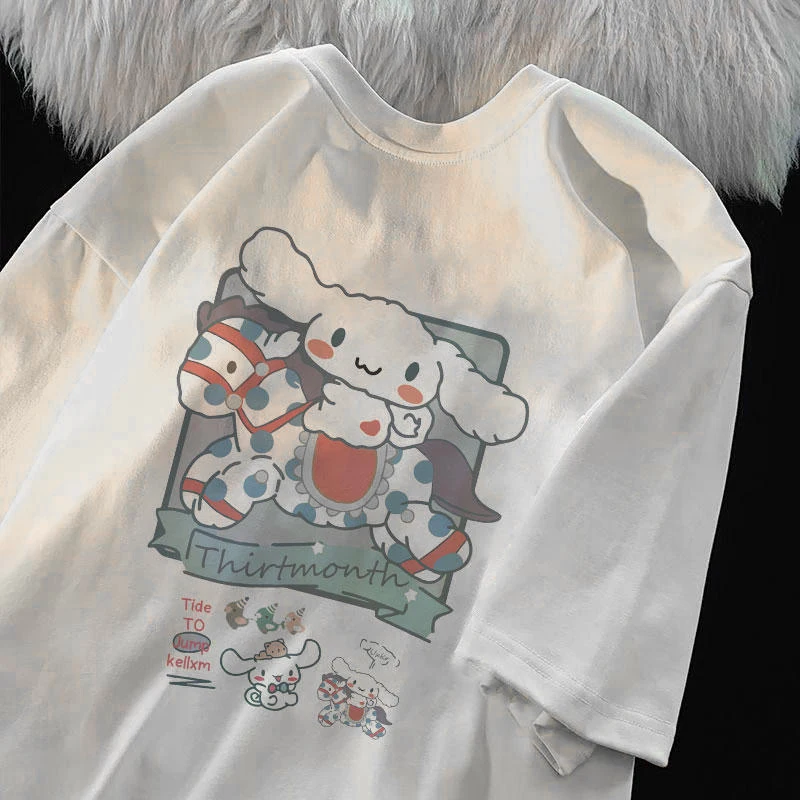 Футболка женская с коротким рукавом и надписью «Собака И Пони» | AliExpress