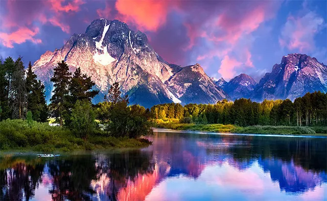 Алмазная 5D картина сделай сам пейзаж природы Большая квадратная мозаика стразы