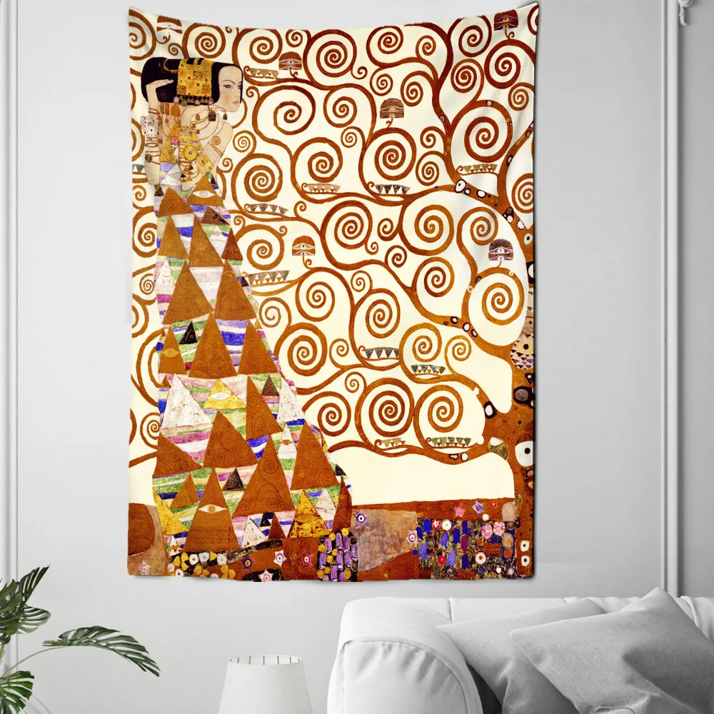 

Гобелен в индийском стиле, статуя деревьев жизни, гостиная, общежитие, кухня, ванная, спальня, настенные подвески, домашний декор, подарки