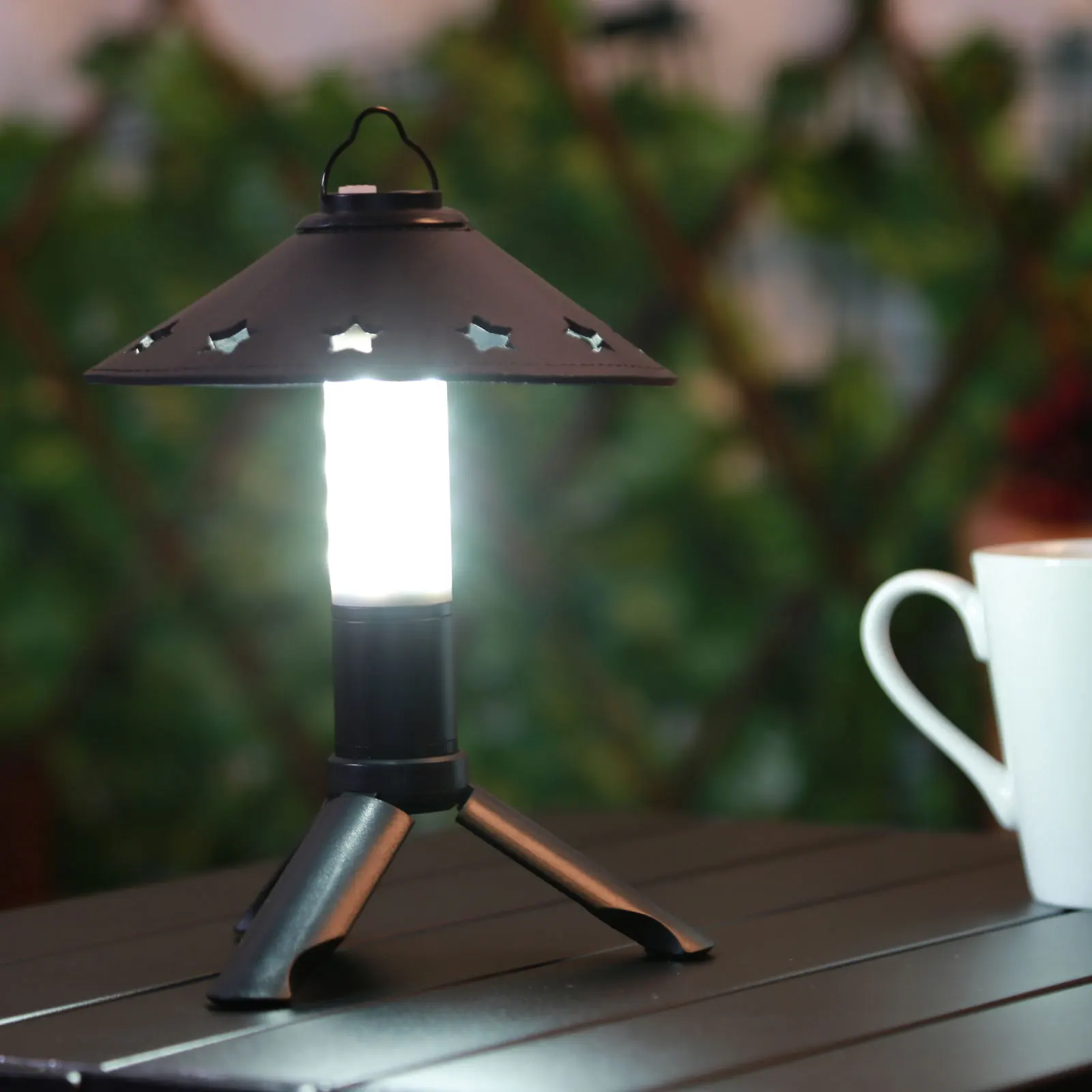 

Multifunctional Camp Lantern Adjustable Brightness Hanging Lamp for Outdoor Camping BBQ Hiking Cycling Climbing