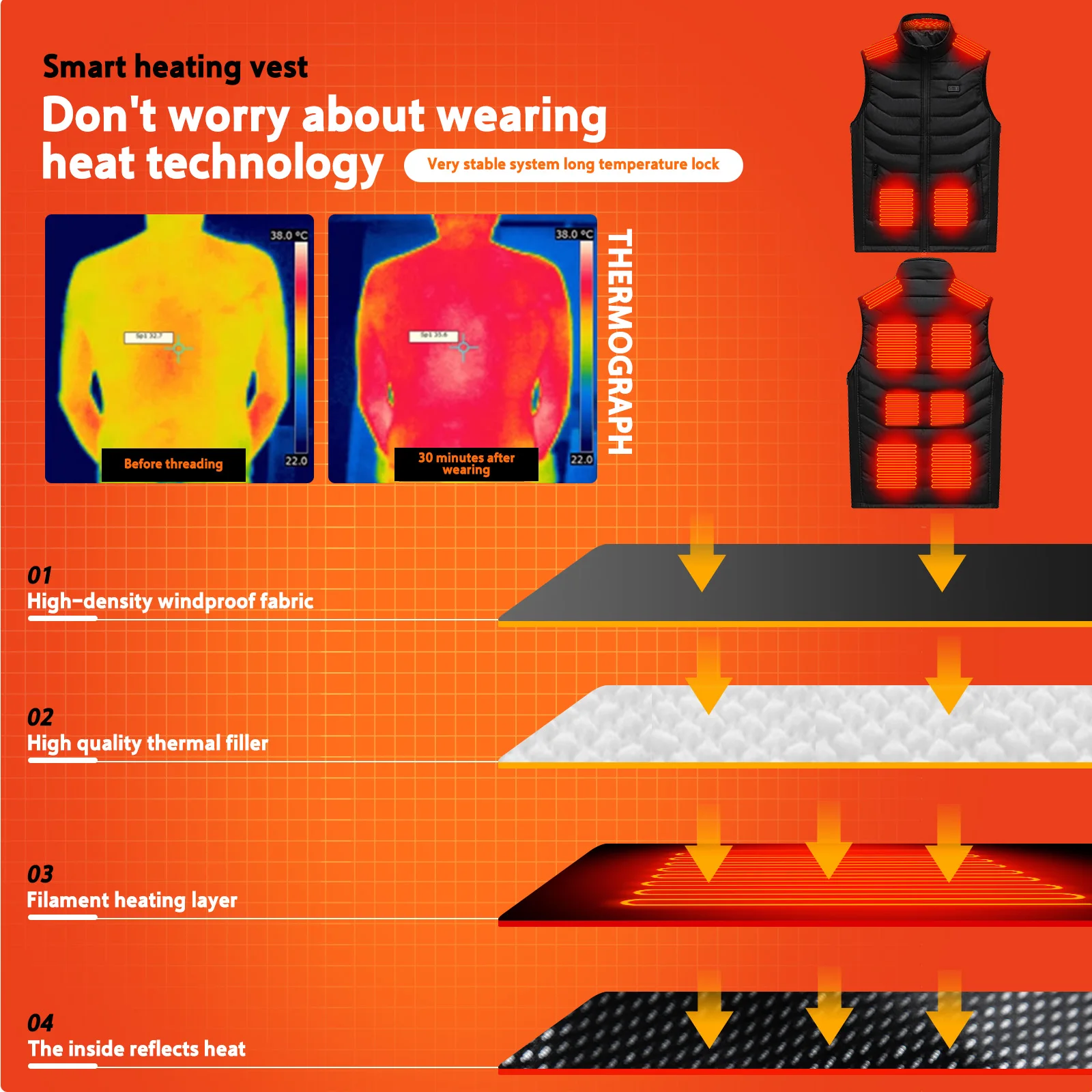Жилет с подогревом для мужчин жилет 11 зонами USB электрическим безрукавка занятий