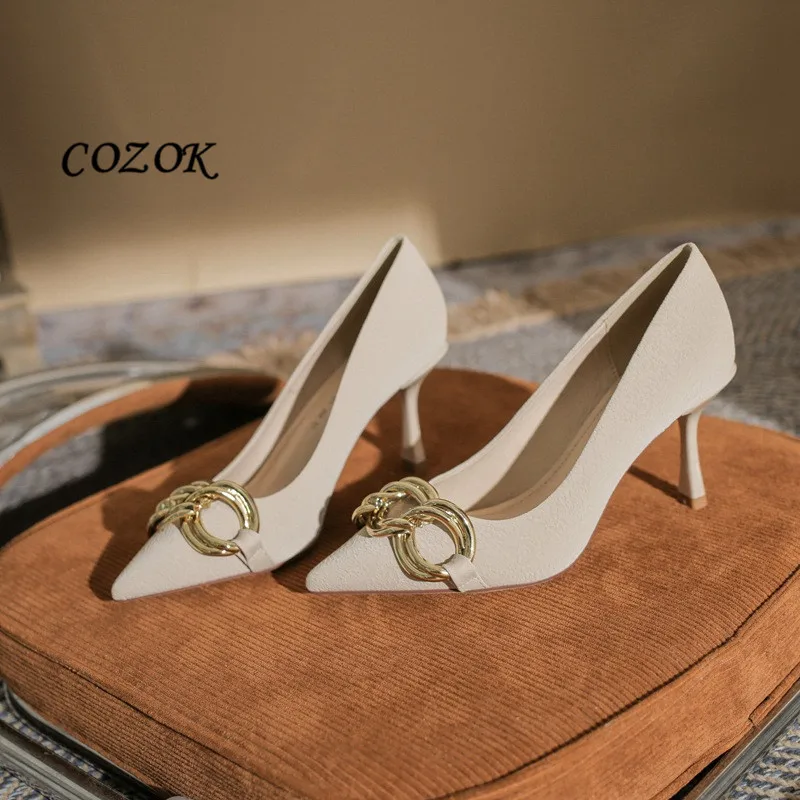 

Heels High Elegant New 2023 Women Shoes Fashion Pumps Casual