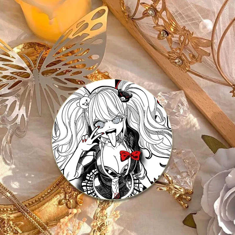 Аниме Danganronpa Pins игровые персонажи Amami Iruma Miu Kirigiri Kyouko Nagito значок круглые креативные