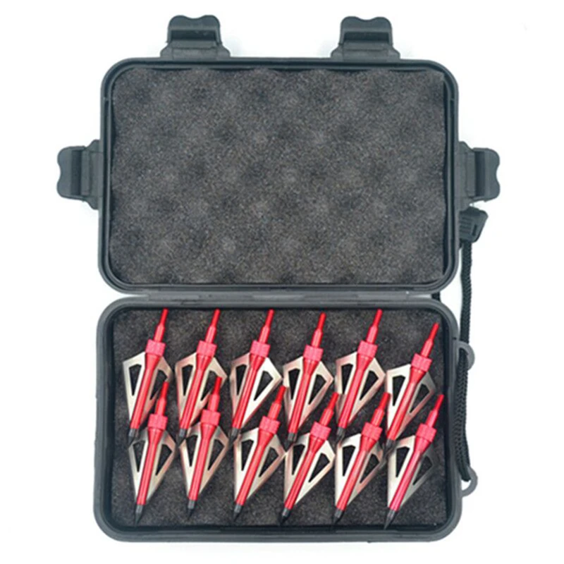 

Bow and arrow 12 storage boxed archery equipment arrow shaft accessories aluminum alloy 100/125GL