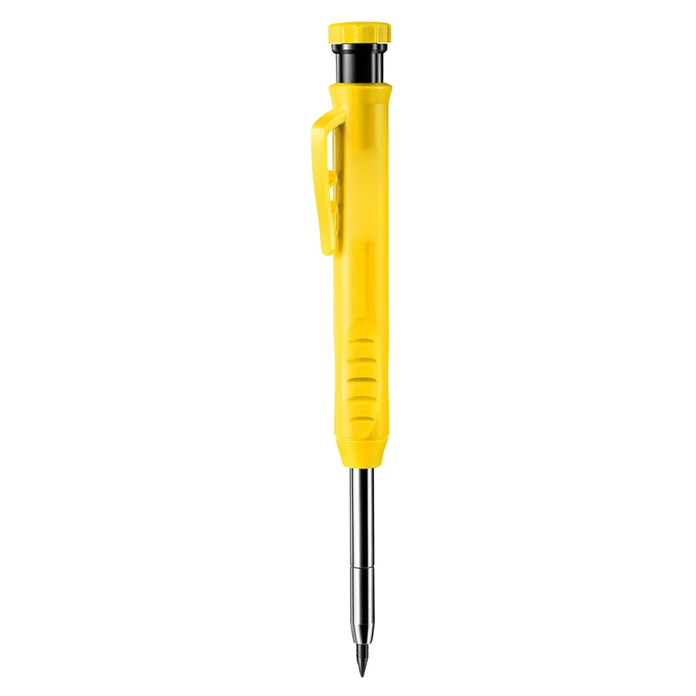 

Solid Carpenter Pencil Set Woodworking Mechanical Pencil Construction Marking Tool For Carpenter Scriber Arch Built-In Sharpene