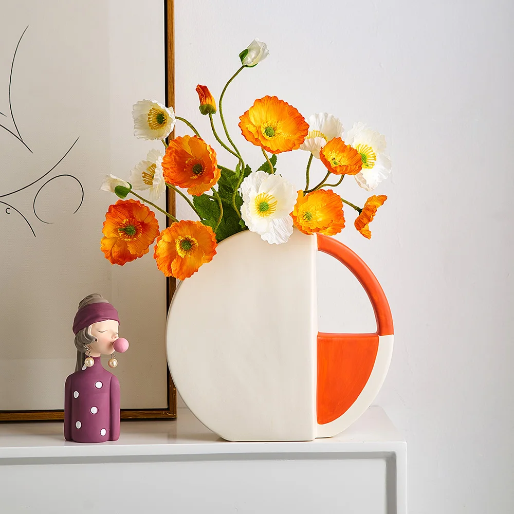 

Скандинавский домашний декор, горшок для растений, аксессуары для стола в гостиной, креативный Декор для комнаты, ваза с сушеными цветами, у...