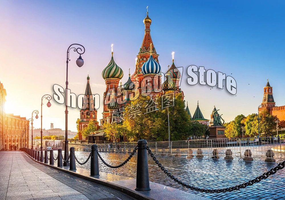 

5D Diy Diamond Painting Cross Stitch Saint Basil's Cathedral, Moscow canvas Diamond Embroidery Mosaic Needlework Home Decoration