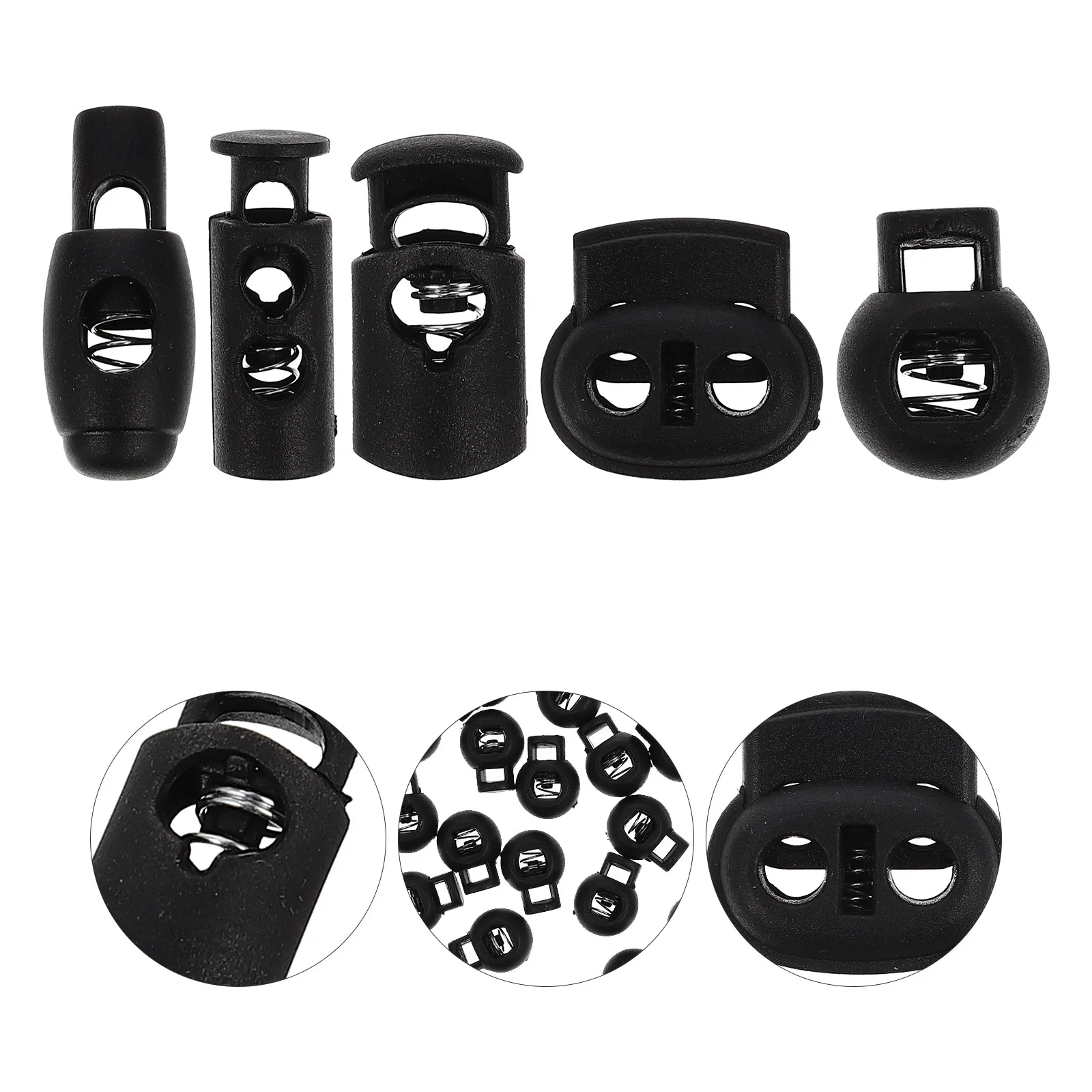 

Cord Spring Stopper End Fastener Toggle Locks Lock Rope Drawstring Stoppers Stop Cover Face Sliding Buttons Luggage Diy Lanyard