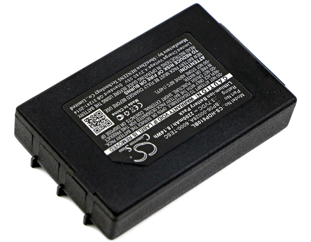 Кэмерон китайско 2200mA Батарея для сканер штрих-кода Honeywell Дельфин 6500 ScanPal 5100 6000-BTSC