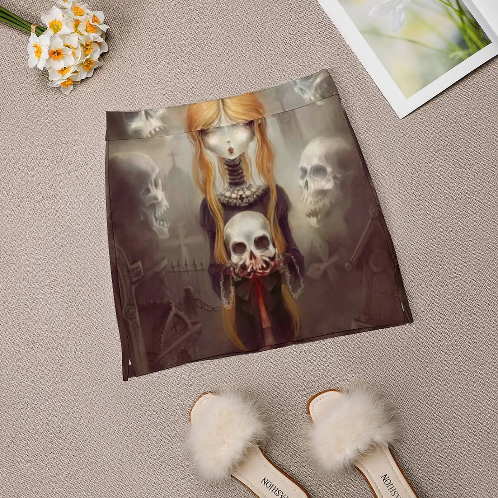 - © Art By Élian Black'Mor Юбки Женская мода 2022 брючная юбка мини-юбки офисная короткая