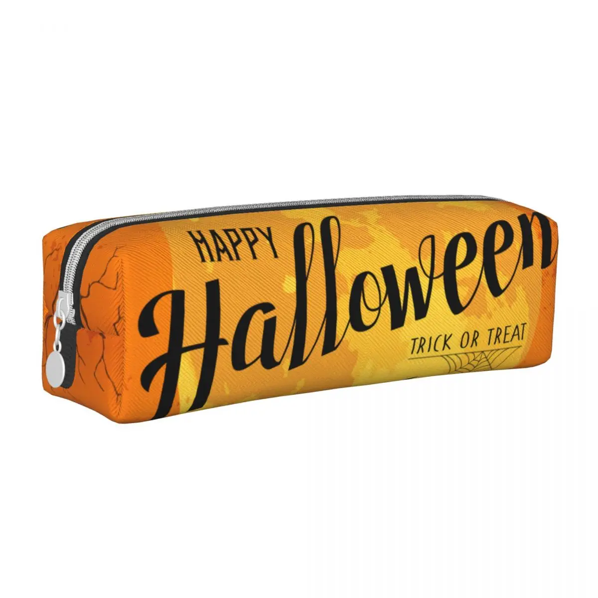 

Fashion Pencil Case Cute Pumpkin Pencil Bag Happy Halloween News Yellow Full Moon Back To School Pencil Cases Kids Zipper Design