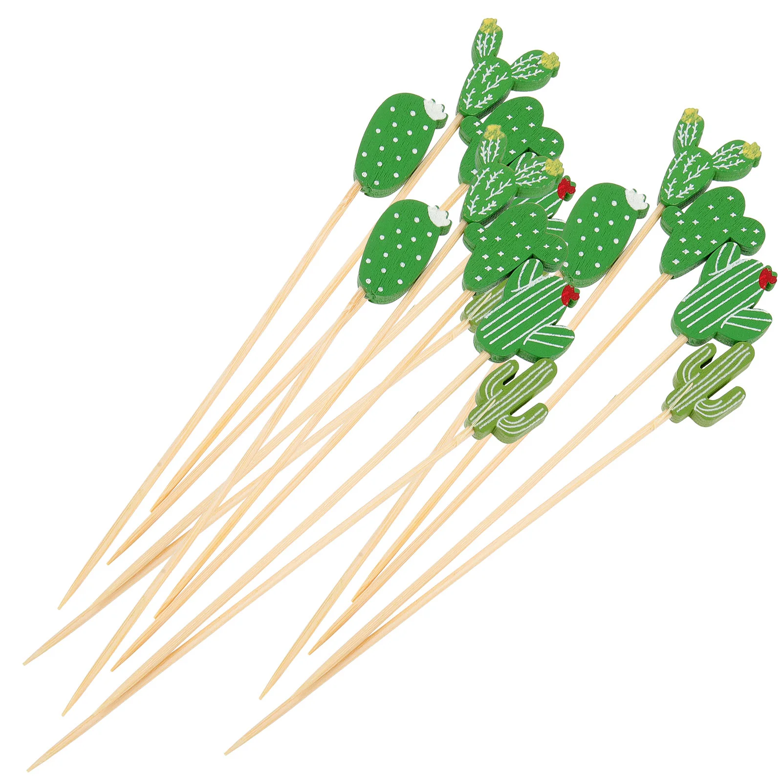 

50Pcs Food Picks Bamboo Picks Bamboo Appetizers Fruit Fruit Picks Cocktail Sticks Food Picks Fruit Supply for Fruit Cocktail