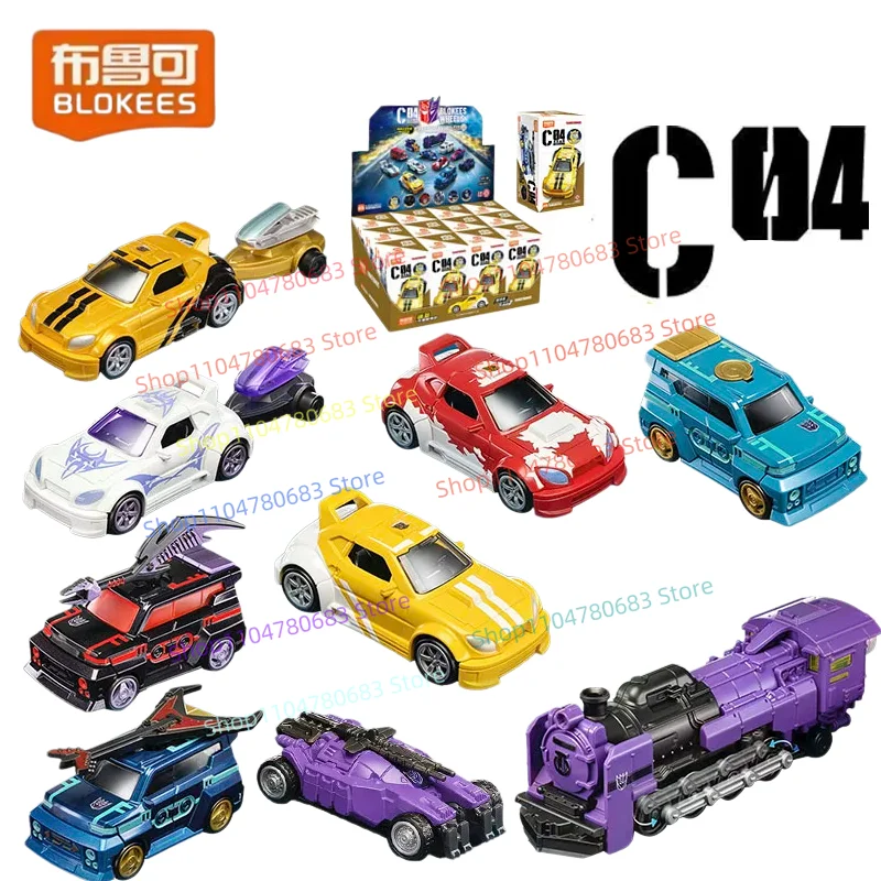 Фото Blokees Transformers Wave 4 C04 Astrotrain & Ironhide, сборная модель-украшение, игрушечная машинка в стиле аниме, праздничный подарок для коллекции. №2